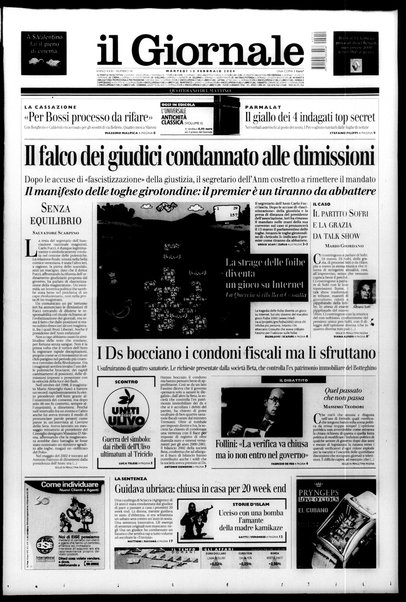 Il giornale : quotidiano del mattino